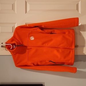 Columbia Clemson Orange Zip-up Fleece Jacket